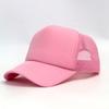 High Quality Plain Blank Style 5 Panels Foam Mesh Trucker Cap Without Logo Trucker Hat