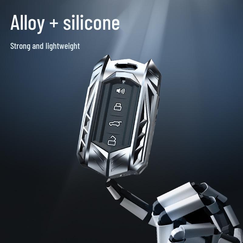 21 Tank Key Shell: Signal-Friendly Tank 300 Silicone & Zinc Alloy Car Key Cover