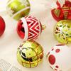 16pcs Champagne Gold White Christmas Balls Shatterproof Christmas Decorations  Wedding
