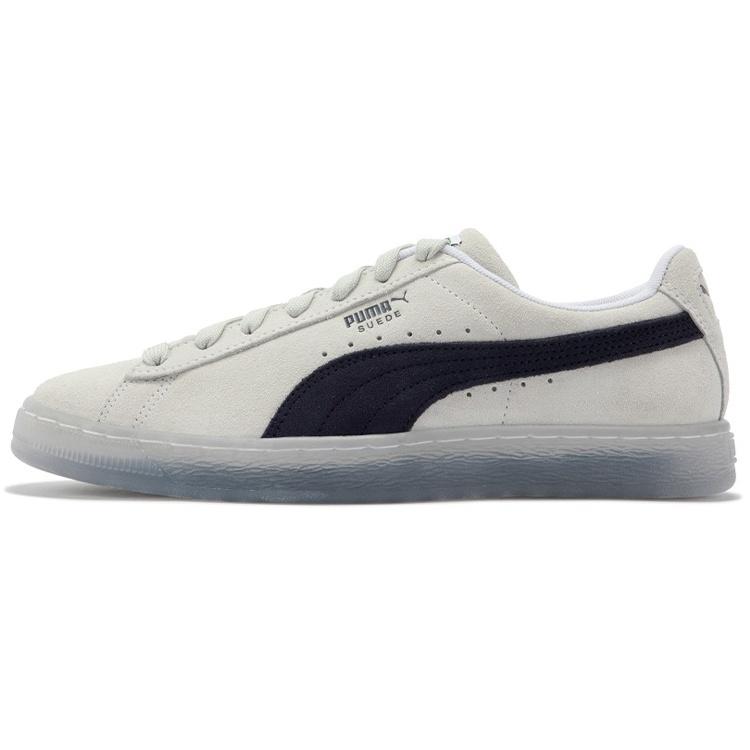 PUMA Suede Translucent  White Black  Men s 383894-03 EU 45