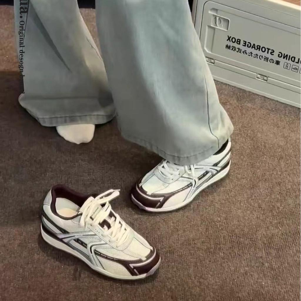 Retro German training shoes women's 2025 new autumn versatile light and not tired feet racing shoes round head casual sports shoes