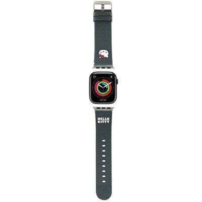 Hello Kitty Pasek Hkawmpgkhk Apple Watch 38/40/41Mm Czarny/Black Strap Kitty Head
