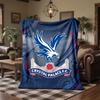 Crystal Palace Football Print Flannel Blanket Soft Warm Sofa Bed Throw Blanket For Home Office Bedroom