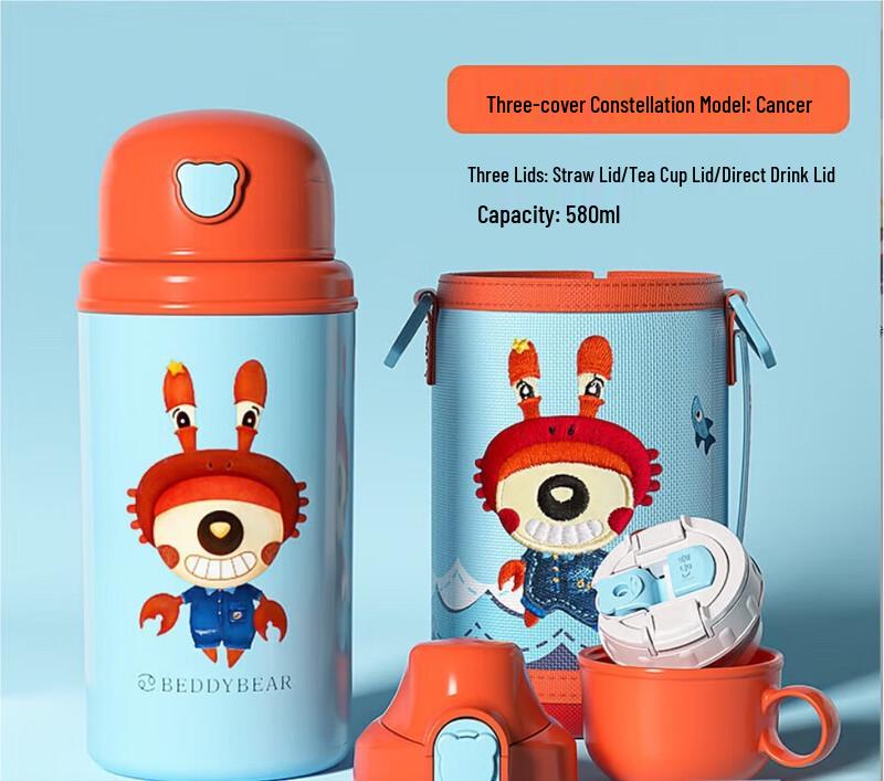 Beddybear Kids Portable Stainless Steel Thermos