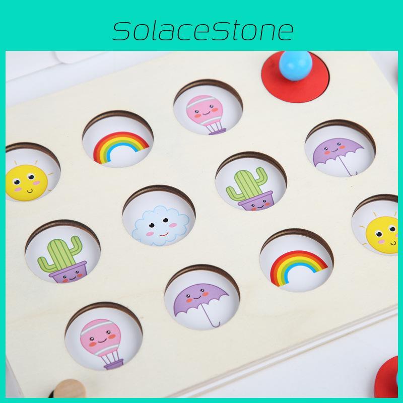 Wooden Educational Memory Chess For Kids With Memory Development Focus Growth