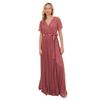 Anaya With Love Womens/Ladies Wrap Fitted Flutter Bridesmaid Maxi Dress