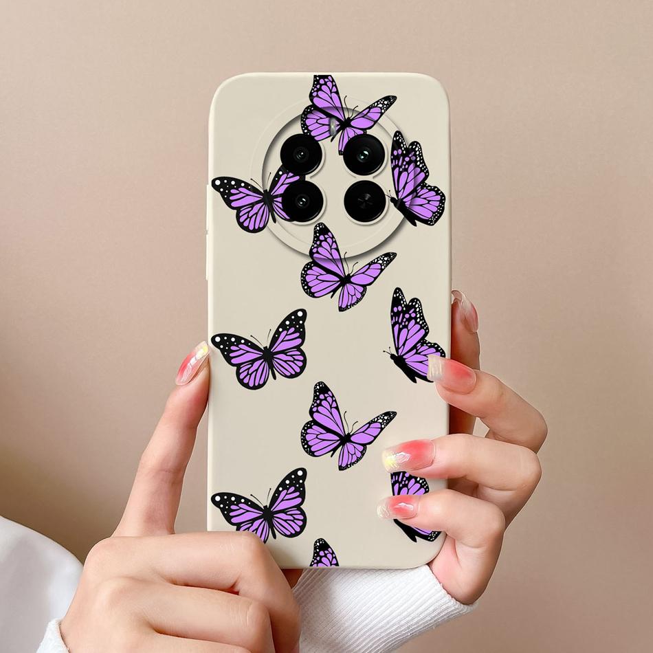 Love Heart Case For Realme 12 Pro Plus 12 Lite Back Cover For Realme12 4G Funda Liquid Silicone Camera Protection Phone Housing