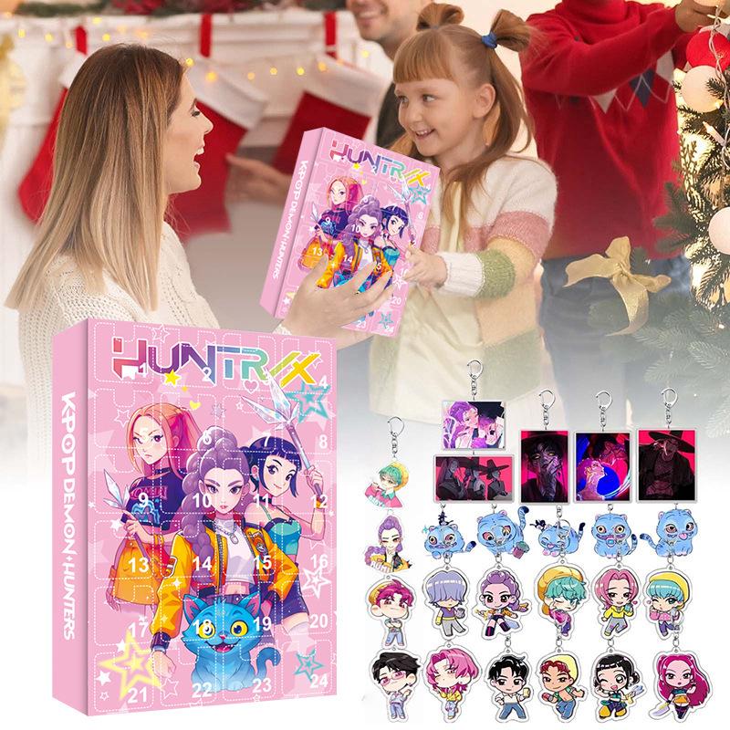 K-POP Demon Hunters Anime Keychain: Cartoon Unboxing Merchandise