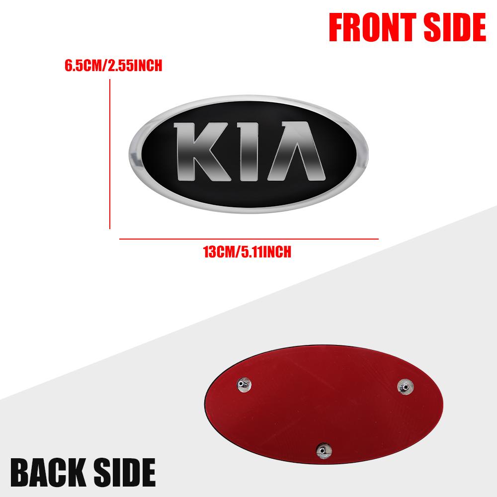 1pcs 3D Car Emblem Center Badge Sticker Decal Styling Accessories For KIA Rio Ceed Sportage Cerato Soul Sorento K2 K5 Picanto