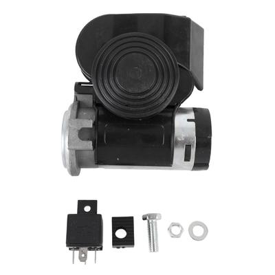 Klakson samochodowy 115dB Dźwięk pociągu Metal ABS Wodoodporny DC12V Klakson pojazdu do samochodu Motocykla Łodzi Czarny