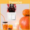 Halloween Horror Blood Hand Pvc Switch Sticker Wall Decal For Home Spaces Office
