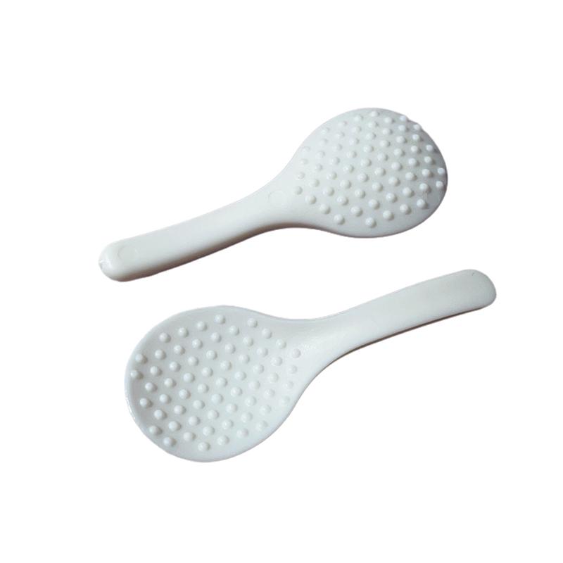 

2Pcs Miniature Dollhouse Mini Rice Cooker Rice Spoon 4cm Rice Shovel Simulated Spoon Model Kitchen Kitchenware Cooking Toy