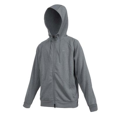 Hettejakke med glidelås, langermet, hurtigtørkende jakke, herrejakker, grå FZ0968-065