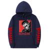 Berserk Anime Hooded Fleece Sweatshirt Men Women Loose Fit Streetwear Pullover Casual Sportswear