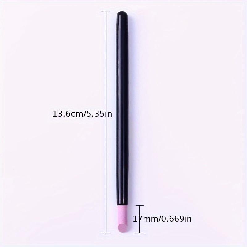 1-piece Quartz Nail Buffer - Odorless Manicure Tool for Smoothing Edges and Healthy Nails, with a Pink-Purple Quartz Tip