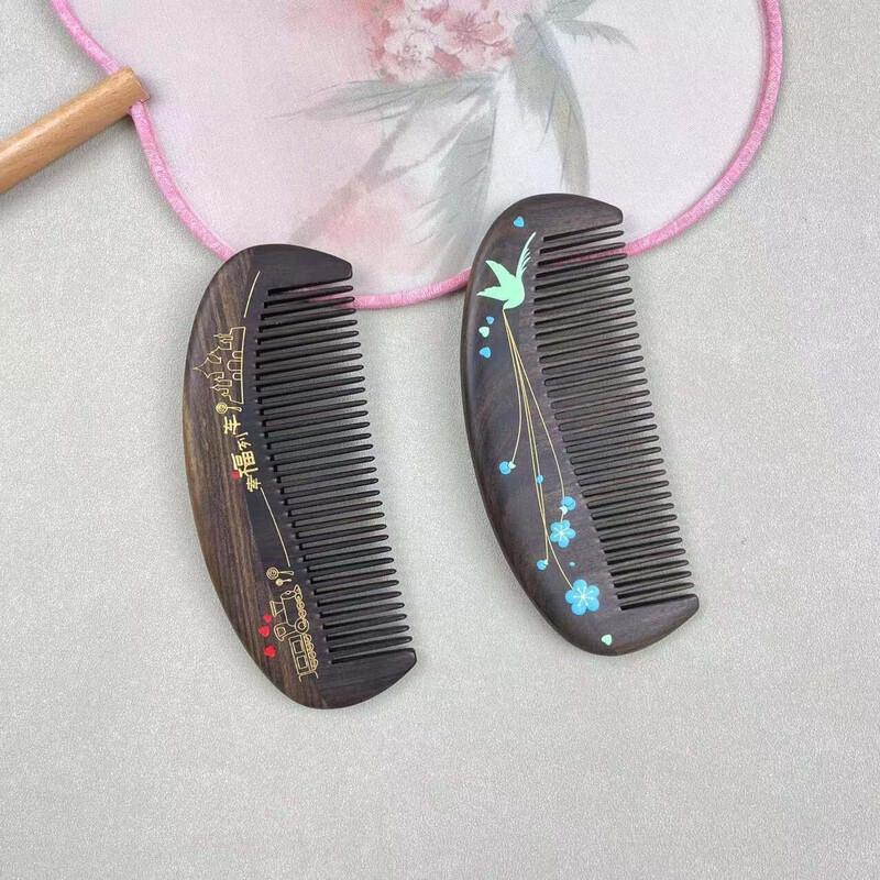 Tan Mujiang Holzkamm Geschenkset