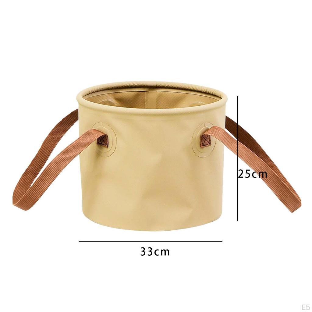 Collapsible Bucket Folding Wash Basin Durable Multipurpose Foot Bath Fishing for