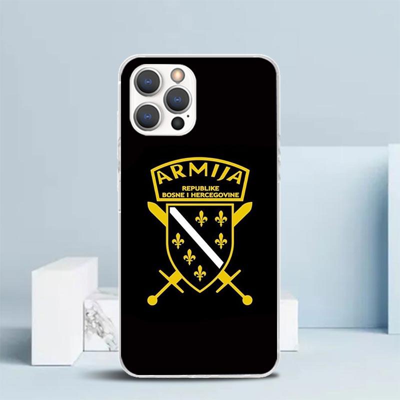 Bosnia And Herzegovina Flag Phone Case For IPhone 16 17 Air 16E 15 14 Plus 13 Mini 12 11 Pro Max 7 8 + SE 2020 Soft TPU Back Cov