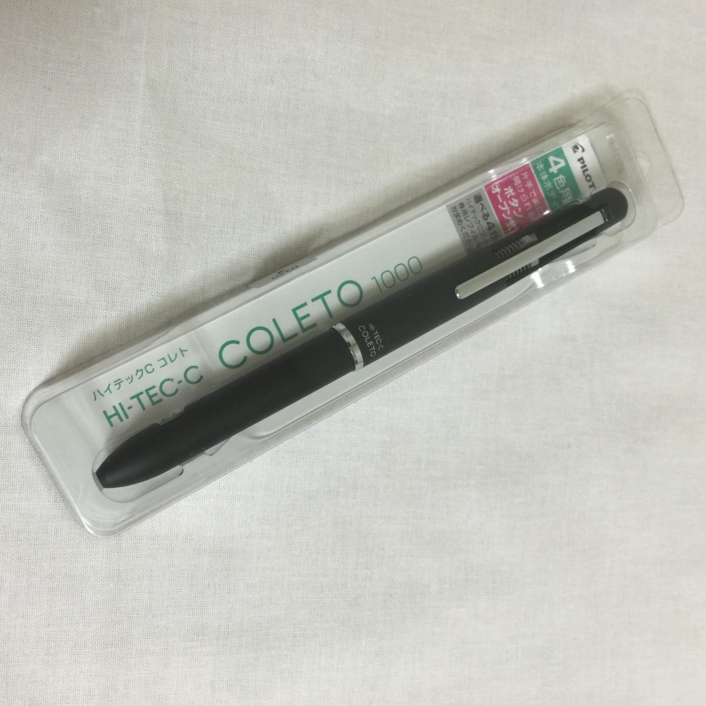 

Pilot Pen Hitech C Colleto 1000 Main Body 4 Colors Black PLHKC1SCB Multi-Function