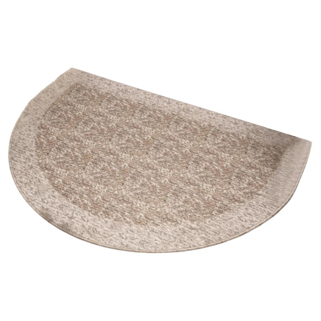Half Round Doormat - Front Door for Indoor Entryway, Stain- and