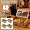 Moon Castle Holiday Candy Box Kraft Paper Window Film Cookie Box Party Gift Packaging Box