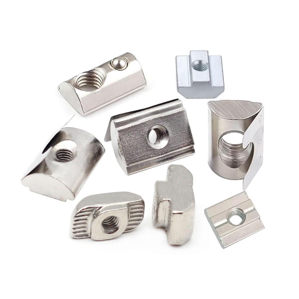 European Standard Aluminum T-Nut & Bolt Accessories (15/20/30/40/45 Type)