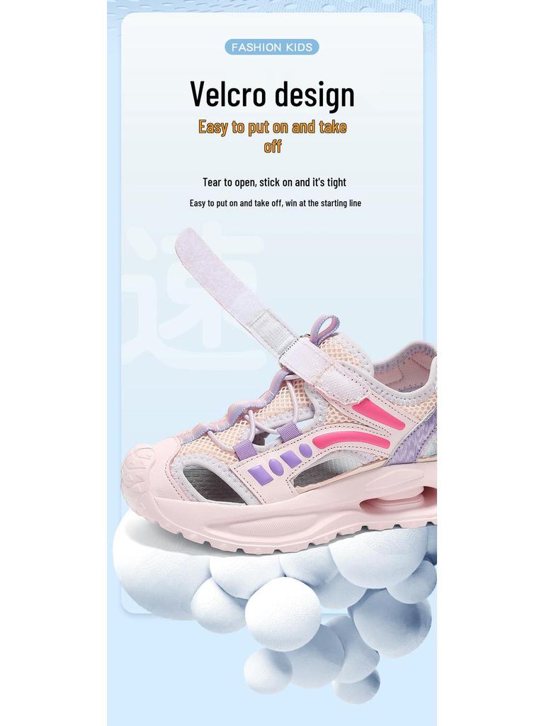 Unisex Kids' Breathable Summer Closed-Toe Sport Sandals