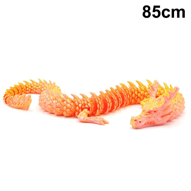 3D Printed Conjoined Dragon Ornaments, Movable Cartoon, Creative Dragon Plants, Rockery, Fish Tank Landscaping