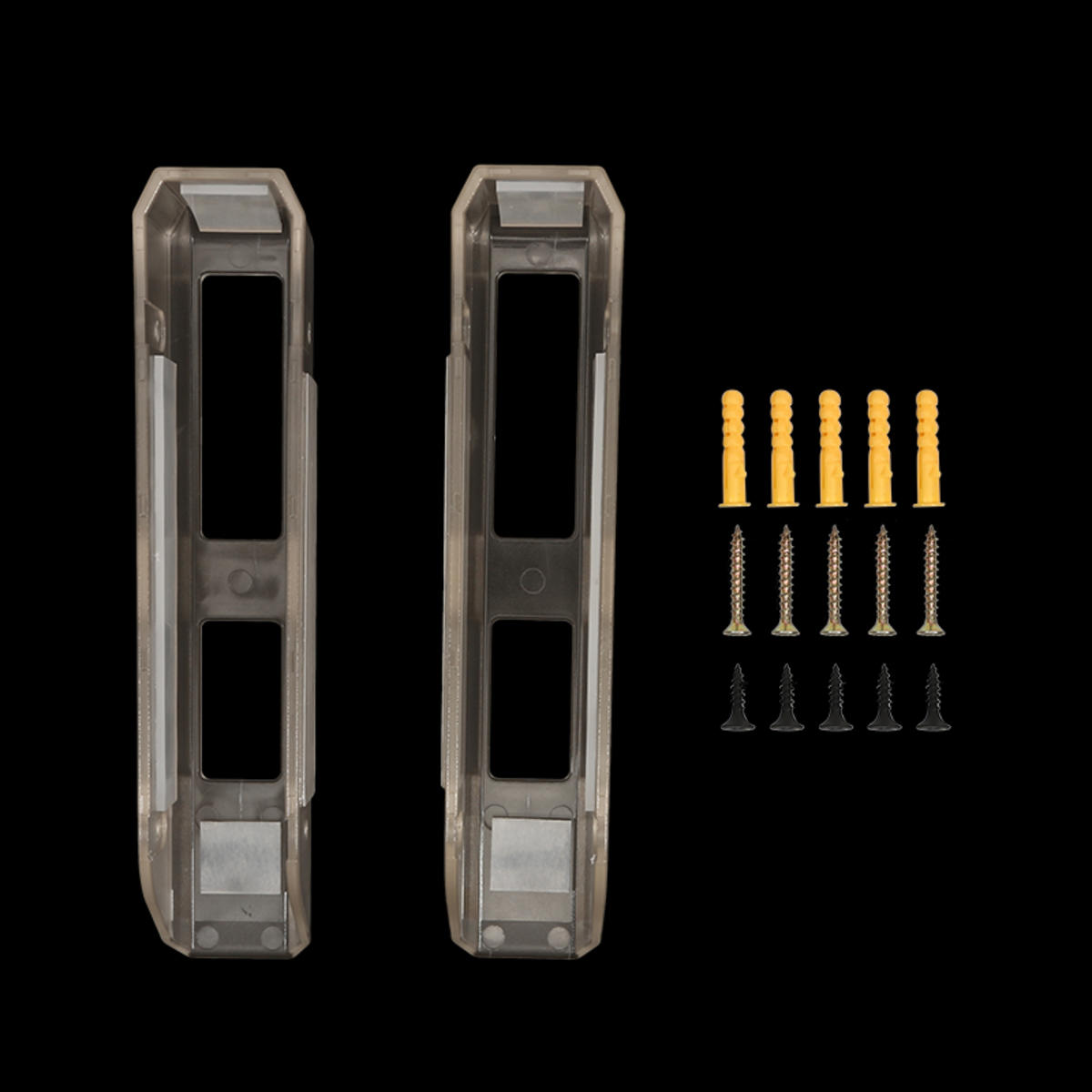 

С защитными накладками от царапин Держатель для ноутбука Регулируемое настенное крепление Кронштейн для ноутбука Компактное крепление под стол one size прозрачный