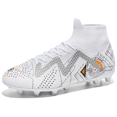 Futbalová obuv 35-45 Unisex Kopačky s dlhými nechtami Vysoké elastické ponožky Professional Artificial Captain Outdoorové športy Detská futbalová obuv