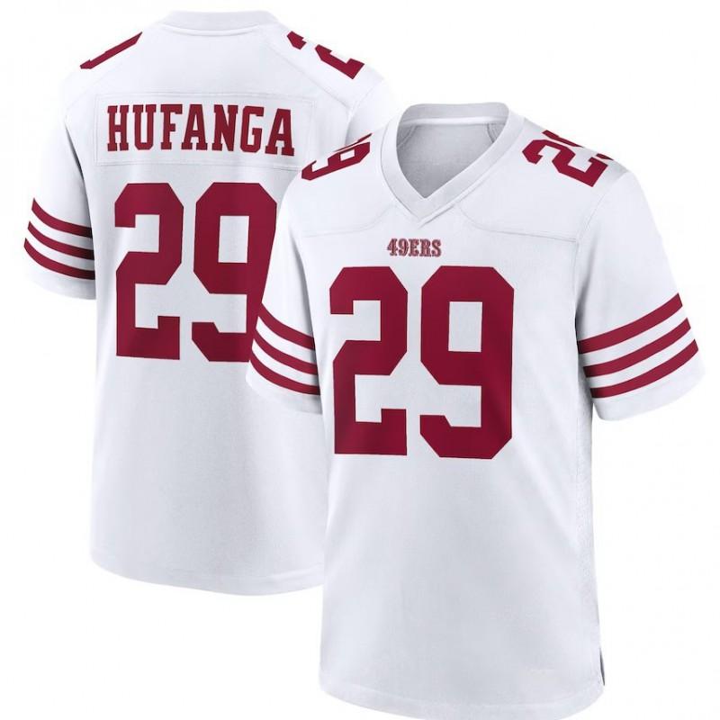 San Francisco 49ers NFL Football Jersey Mens Short Sleeve Embroidered Team Apparel White Red Black