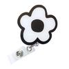 Flexible Rotating Card Holder With Vibrant Fashionable Petal Design Acrylic Construction And Adjustable Cord Length