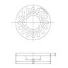 [Yu-Packet Compatible Item] TOTO Washing Machine Pan Perforated Plate for Washing Machine Pan [PWH60051]