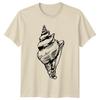 Seashell Graphic Unisexs TShirt Unisexs Tee Coastal Ocean Unisex Top