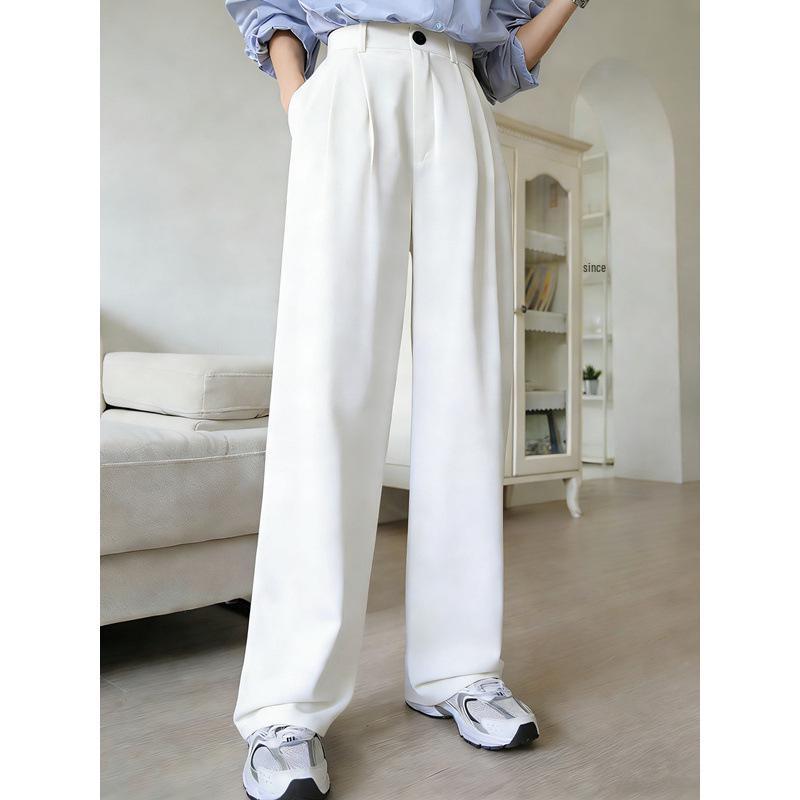 2026 Spring/Autumn Women's High-Waisted Wide-Leg Pants: Versatile, Casual, and Elegant