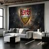 Custom Name VfB Stuttgart Printed Tapestry – Wall Hanging for Bedrooms, Dorms, and Home Decor