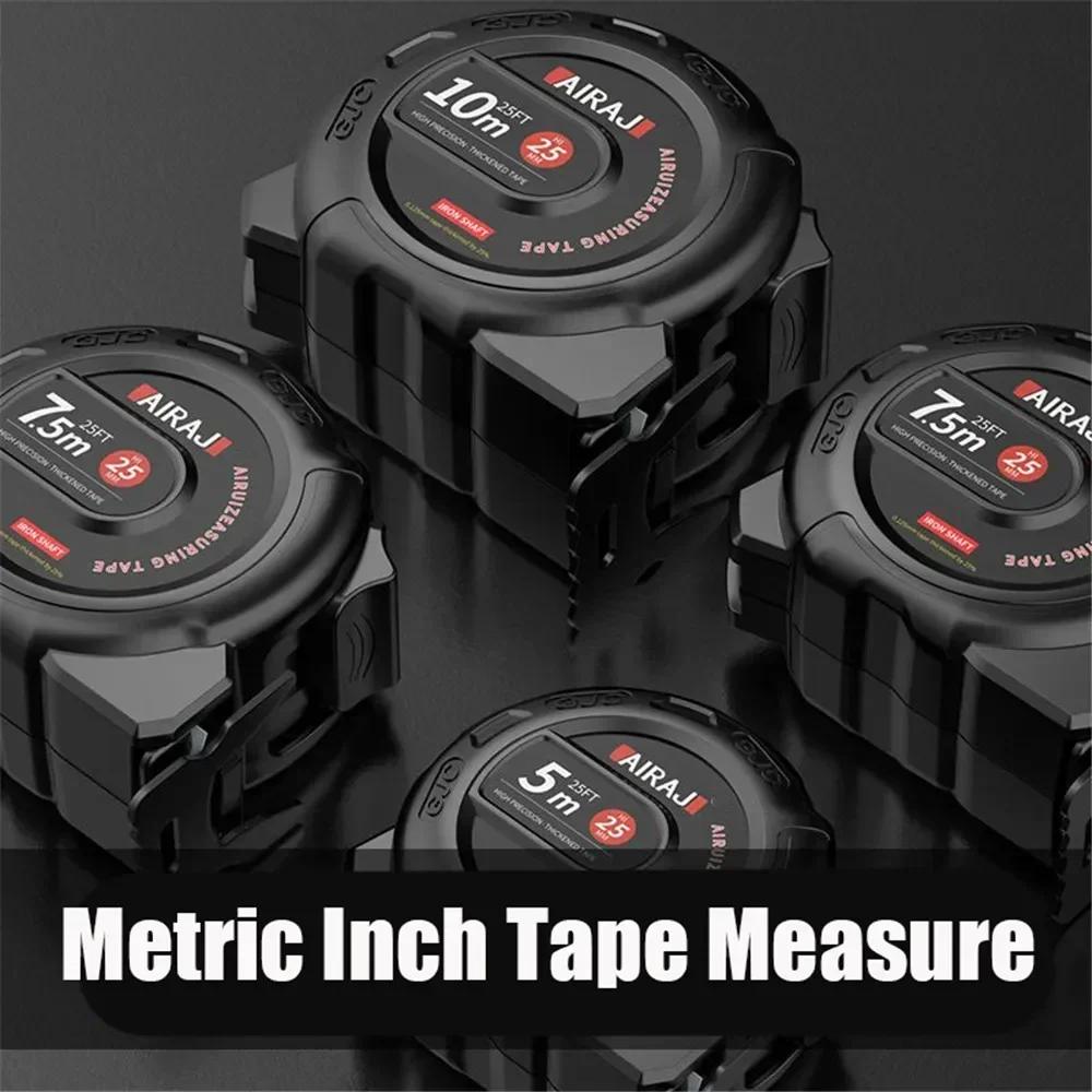 Retractable Tape Measure Heavy Duty 3M 5M 7.5M Durable Precise Metric Ruler for Woodworking Gauging Tools
