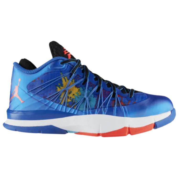 Air Jordan CP3.VII AE GS Kids Sneakers Blue Sport-Blue Infrared-23-Black-Laser-Purple 654974-423