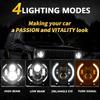 1Pcs 7 Inch Car Motorcycle LED Headlight with DRLCelsiusTurn SignalCelsiusLow BeamCelsius  7   Round Headlight 6000K 100W IP67 Waterproof
