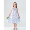 Montagut Girls' Floral Spaghetti Strap Summer Dress