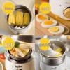 Bear Double Layer Smart Timing Stainless Steel Egg Cooker CN plug (adapter included)