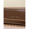 Used Excellent condition  Ferragamo long wallet, round zip, Gancini, leather, gold hardware
