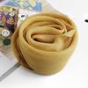 Square Color Solid Chiffon Korean Silk Scarf 70x70cm Summer Sunscreen Thin Transparent Gauze Neck Protection Womans Shawl P71