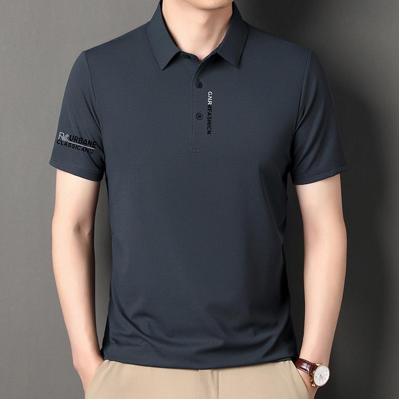 Men's Polo Shirt Lapel Short Sleeve Leisure Collar T-shirt Men's Summer Clothes Men's Wear.