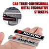1 Stück Auto Metall Chrom Emblem Auto Kotflügel Seite Heck Karosserie Aufkleber für Suzuki Grand Swift Jimny Vitara Baleno SX4 Samurai Ignis Alto