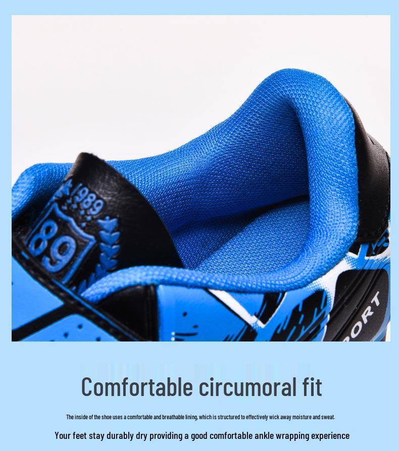 Kids' Studded Velcro Football Shoes for School and Outdoor Training