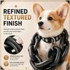 Chain Leash, Lightweight Big Plastic Pet Lead, Oversized Faux Metal Links Walking Accessory, Funny Costume Photo Prop