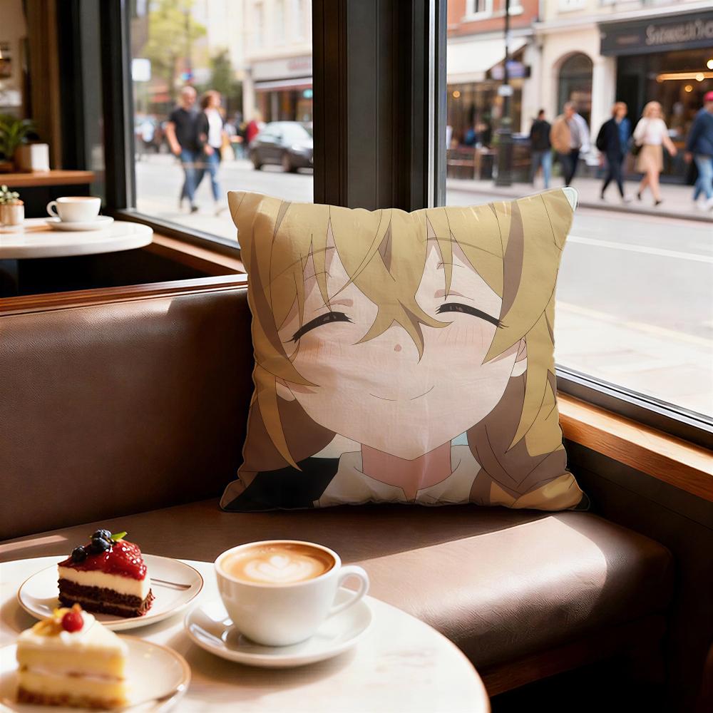 Anime Silent Witch Cushion Cover Decorative Cushions Covers Cover Sofa 50X50 Pillow 4 Piece 45X45 40X40 Pillowcase