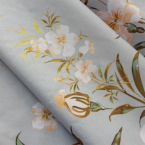 

1 шт. LOZUJOJU Французский винтажный романтический занавес с принтом цветущей сакуры 100% светонепроницаемый занавес для спальни, гостиной, балкона, окна для домашнего декора W200cm x L260cm