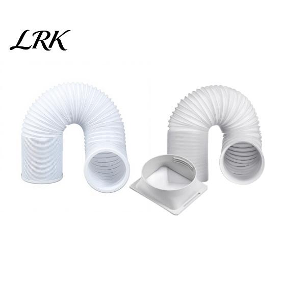 High Temperature Resistant Exhaust Duct Portable Air Conditioner Hose, 5.9 Inch Diameter Universal Replacement Ac Hose Connector for Mobile